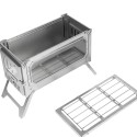 T-BRICK Ultra |ポータブル式 チタンテントストーブ | 3-6人用大容量  | POMOLY