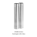 Φ7cm x 36cm (Φ2.76in x 14.17in) チタン中部延長煙突セット | POMOLY